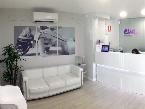 Zona de espera Cl�nica EVA en Palma de Mallorca C/ Arag�n