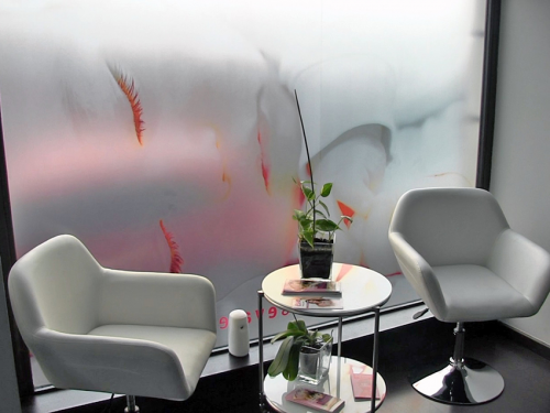 Sala de espera Cl�nicas Eva Madrid Calle Alcala