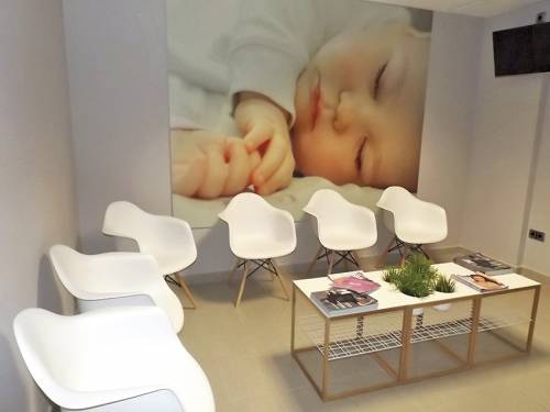 Sala de espera Clinicas EVA Gandia Valencia