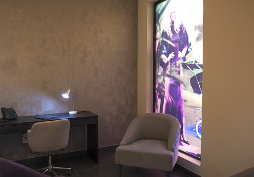 Zona de espera Cl�nica EVA en Parla